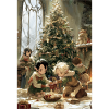 Children with a fairy tree