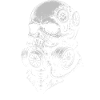 Steampunk Skull Gas Mask