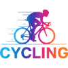 Gradient vibrant du cyclisme