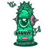Retro-Musical-Dornenmonster
