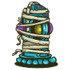 Alien wrapped in bandages