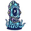 Monster-Wasserhelm