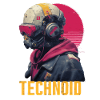 Casque Néon Technoïde