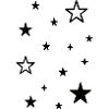 Star Scatter Pattern Design
