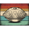 Handpan Hang Drum Retro