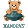 Ours en peluche Handpan