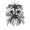 Blumen-Mandala Ornament