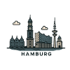 Hamburg Skyline 