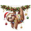 Happy Slothmas String Lights