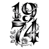 Gothic Year 1974 Thorn Rose