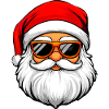 Cooler Weihnachtsmann