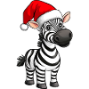 Zebras Christmas