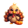 Bébé dinde de Thanksgiving