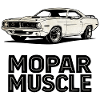 Mopar Muscle – Attraction rétro Line Art