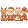 Weihnachtsmann & Weihnachtsfrau – Herrenmode, Dame