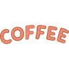 Coffee Letterpress Bow