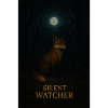 Silent Waiting Fox by Moonlight