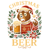 Christmas Beer Funny Bear Christmas Shirt