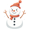 Snowman Cozy Winter Whimsy