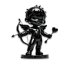 Black Cupid with Bow
