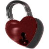 Heart lock motif