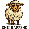 Tired Sheep Saying Shirt