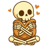 Self Hug Skeleton – Cozy Selflove