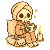 Cozy Pajama Skeleton – Warm & Cute