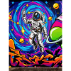 Astronaut im Graffiti-Universum