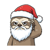 Christmas Sloth – Grummel Santa Look