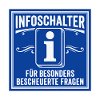 Infoschalter Shirt lustig Arbeit