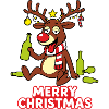 Drinking Reindeer Christmas Fun