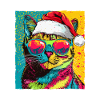 Cat Christmas Portrait