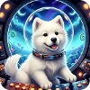 Cosmic Pup in Space Bubble