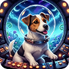 Cosmic Puppy in Space Capsule