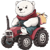 Eisbär Traktor Farmer
