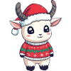 Mountain Goat Christmas Xmas