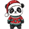 Panda Christmas Xmas