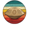 Retro Handpan Hang Drum
