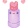 Kawaii  Heart Pink Lipstick 