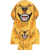 Laughing Dog Duo Motif
