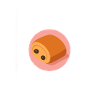 Chocolatine – Illustration kawaii pâtisserie franç