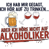 Funny toast with beer & wine