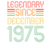 Legendary since December 1975, retro, birthday