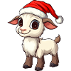 Goats Christmas / Santa Claus Goat