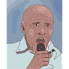 Singer portrait pop art style