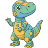 Kunterbunter Robo-Dino