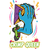 Crimp Queen Kletter-Boulder-Spaß