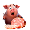 Distraught Pig