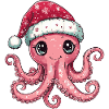 Octopus Christmas Xmas